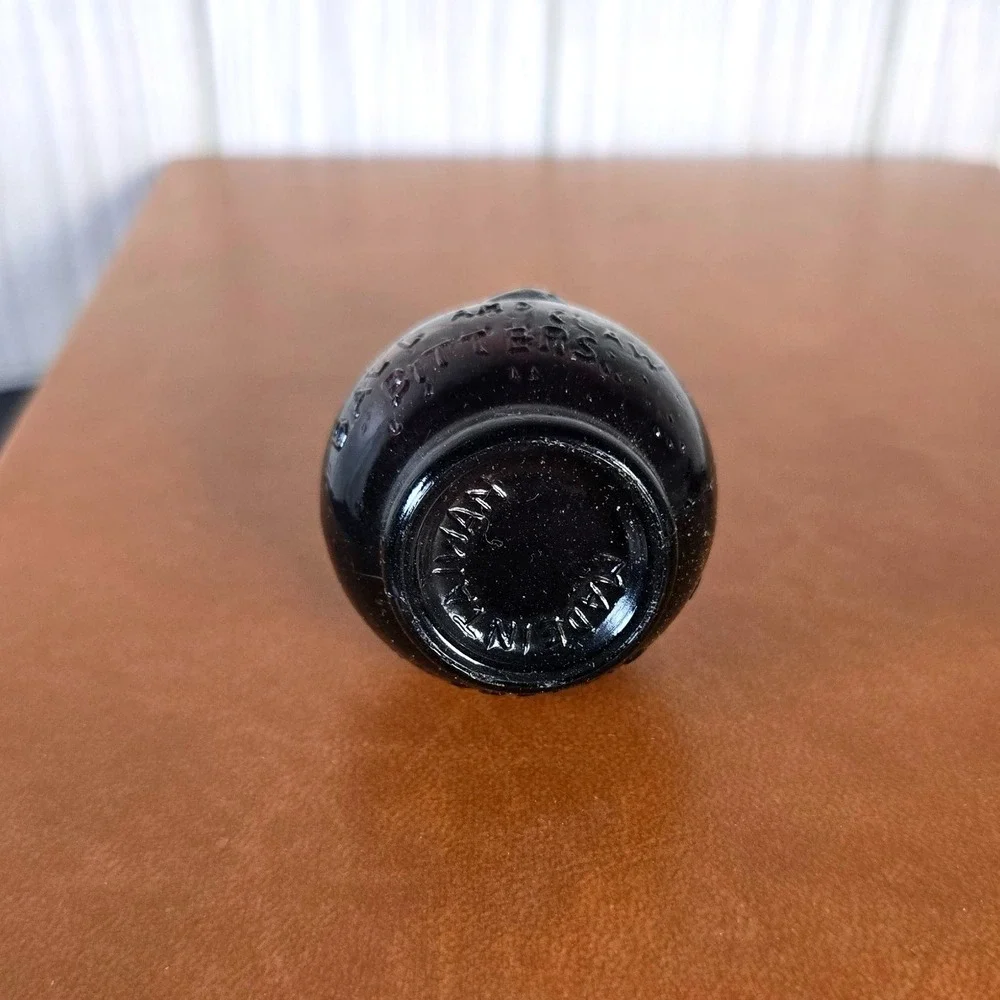 Vintage Baldwin's Bitters Bottle Antique Novelty Glass Liquor Bottle‎ Taiwan